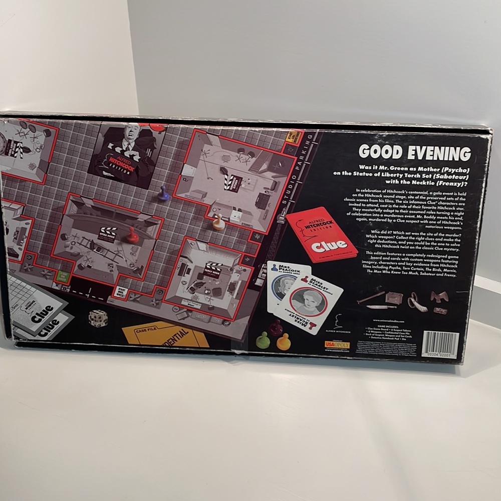 Alfred Hitchcock Clue game - Picture 8 of 9